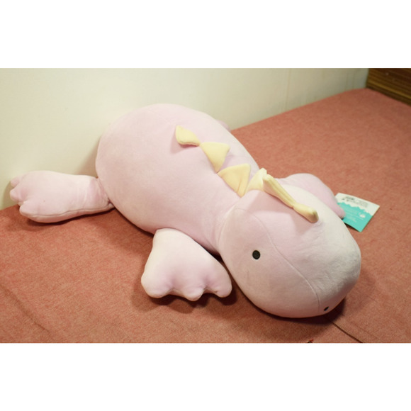Pillowfort Dinosaur Weighted Plush Kids' Throw Pillow Purple (Dirt Marks)* - Picture 1 of 6
